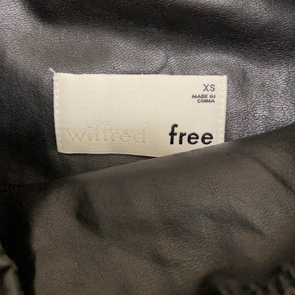 ARITZIA - WILFRED FREE Label XS faux leather pants - Picture 2 of 3